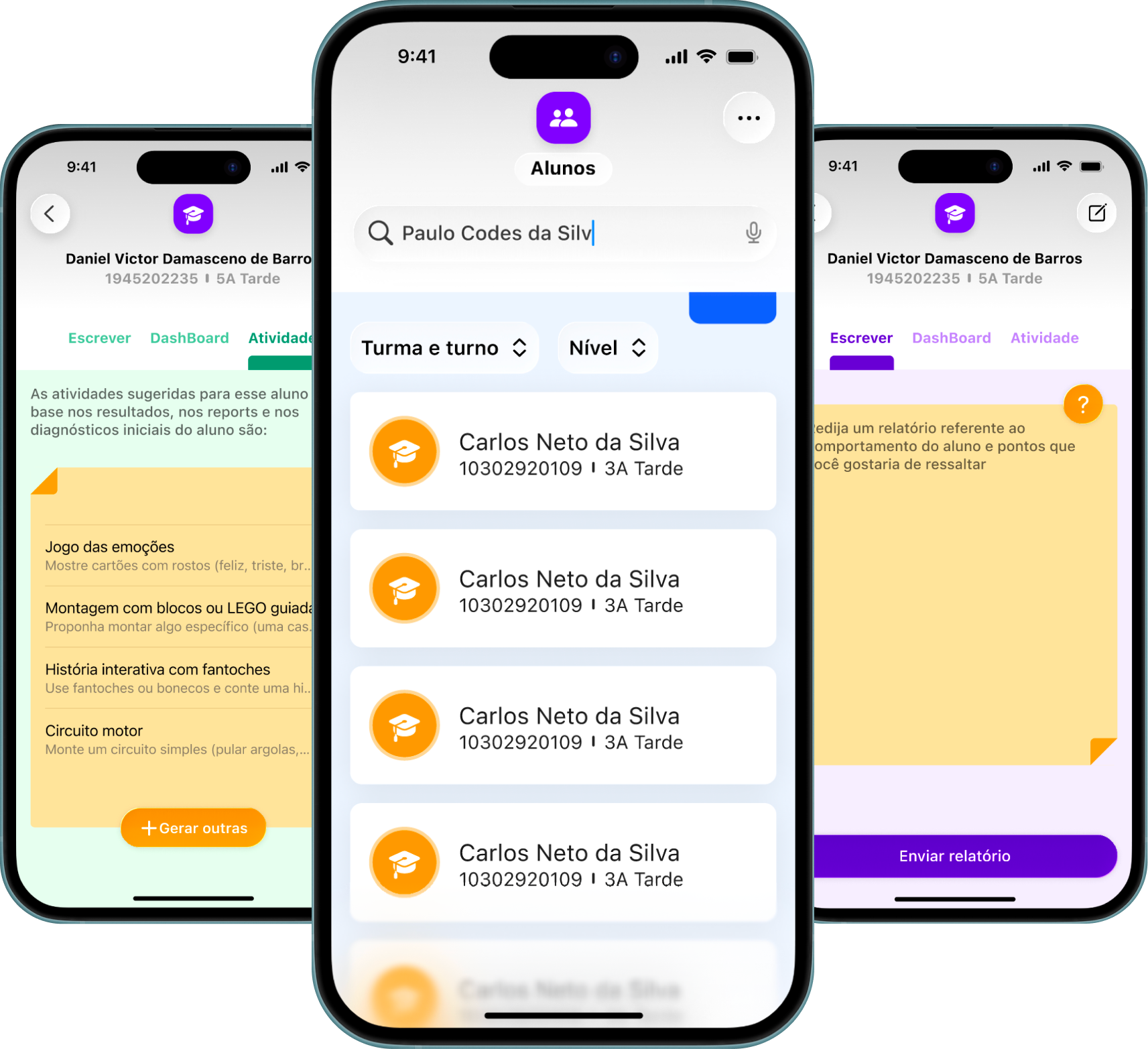 Tela do aplicativo IncluEdu